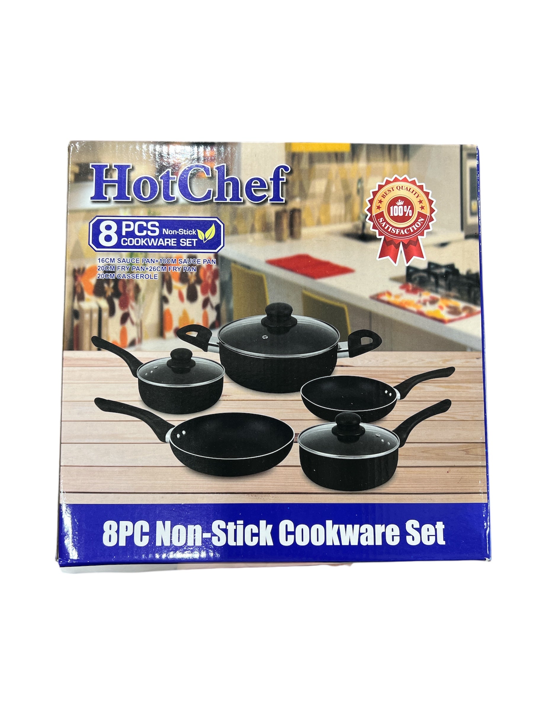 goodmoodchef 人気5点セット Hot Chef 8 PCS Cookware Set ZH-1084